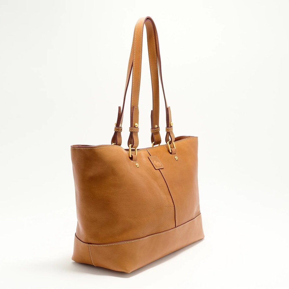 NWT - Dooney & Bourke Florentine Leather East/West Chelsea Tote in Natural - Picture 8 of 8